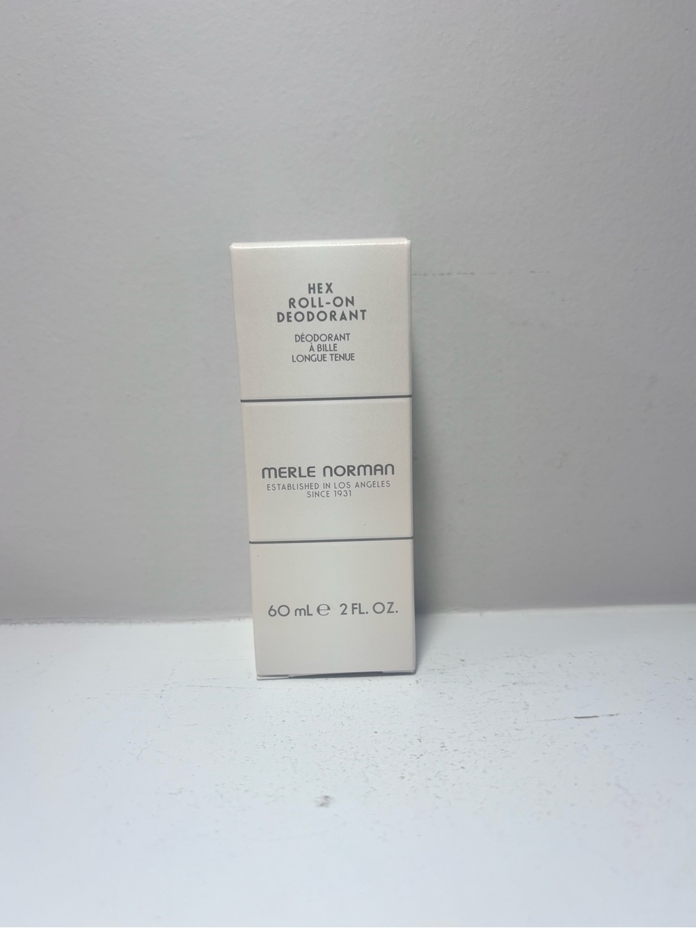Merle Norman Hex Roll-On Deodorant New 2 Fl Oz